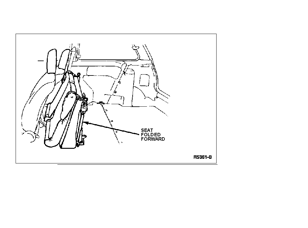 DESCRIPTION AND OPERATION The front seats recline individually